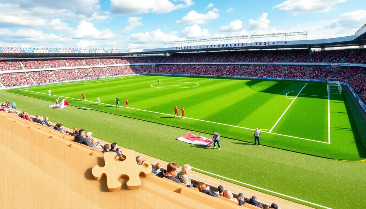 Œuvre de supporter : le puzzle en bois personnalisé, cadeau foot émotionnel qui transforme les souvenirs d’un fan de football en déco